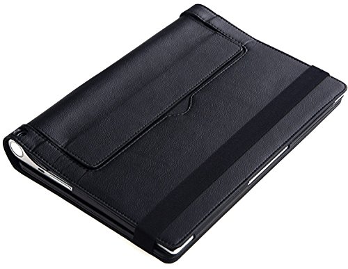 ELTD Lenovo Yoga Tab 3 Plus Tastatur, Detachable Bluetooth Tastatur (QWERTZ Tastatur) mit Standfunction Für Lenovo Yoga Tab 3 Plus 25,65cm (10,1 Zoll IPS), Schwarz - 2