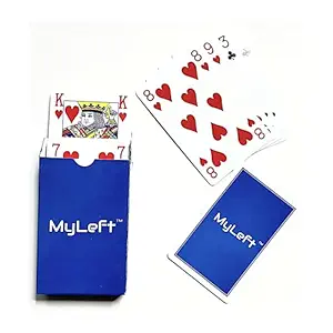 myleft playing cards for left handers-Blue