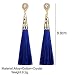Produktbild Damen-Ohrringe Lang Drop, lavany Bohemian Weave Quaste Ohrring Schmuck für Frauen Blau
