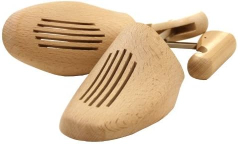 Wooden Shoe Trees made of German Beech - Unisex Shaper with adjustable Screw Mechanism. High quality product made in Germany! by Langlauf Schuhbedarf (36/37 EU)
