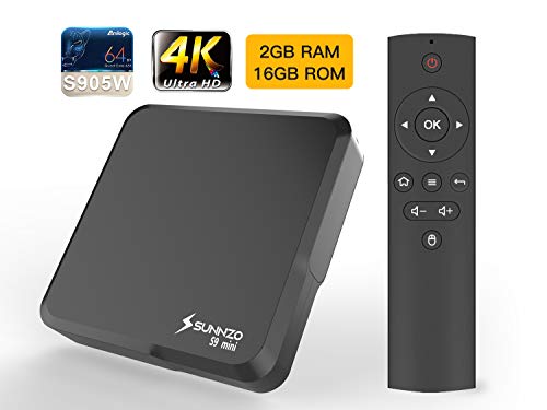 SUNNZO S9 Mini Android 7.1 OS TV BOX/4K Ultra HD Streaming Media Player, 2GB RAM+16GB eMMC, with Aml SUNNZO S9 Mini Android 7.1 OS TV BOX/4K Ultra HD Streaming Media Player, 2GB RAM+16GB eMMC, with Aml