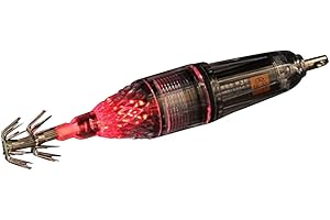 ARVALOLET LED Esca for calamari Lampada da pesca Calamari Seppie Ombrello Gancio che attira la luce