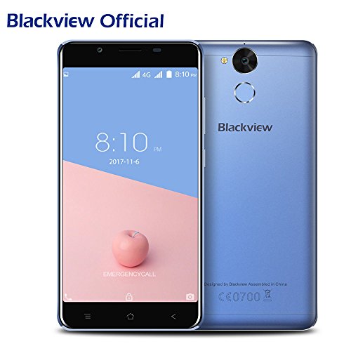 Blackview P2 - 6000mAh Smartphone Ohne Vertrag 5.5 Zoll FHD Touch-Display, MTK6750T Octa Core Prozessor, 4GB RAM/64GB ROM, Android 6.0 4G Dual SIM Dual Standby