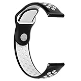 Altsommer 20mm Silikon Bunt Armbänder für Garmin vivoactive 3 Uhrenarmband Band Damen Herren Smart Fitness Armband Strap justierbares Ersatz Sport Bügel Armband Ersatzarmband (B)