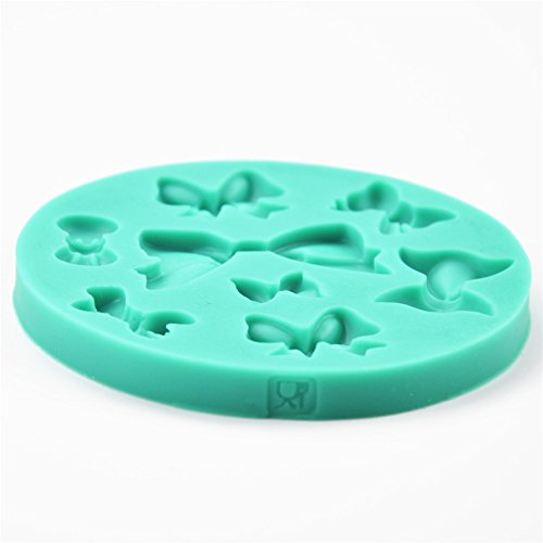 tangchu Silikon oval Fondant Kuchen Schleife Form 9 * 8,8 cm grün… - 3