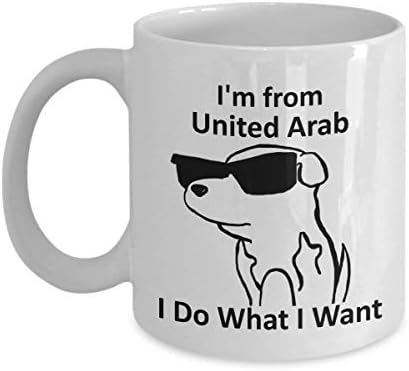 United Arab Emirates Pride Coffee Mug 11oz White Gift Cup