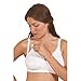 Camille Womens Royce Jasmine Firm Support Ladies Breastfeeding Nursing White Bra 32F-40L 32F