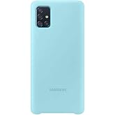 Samsung EF-PA515TLEGWW Galaxy A51 Silikon Cep Telefonu Kılıfı, Mavi