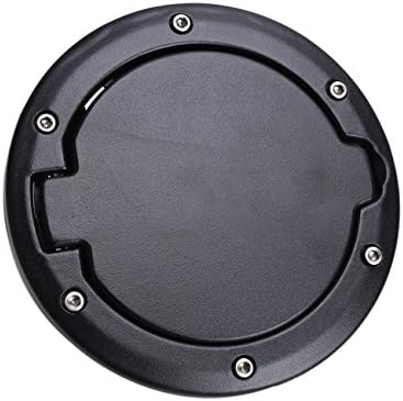 Black Fuel Tank Filler Gas Cap Door Cover Trim For 2/4 Door 2007-2017