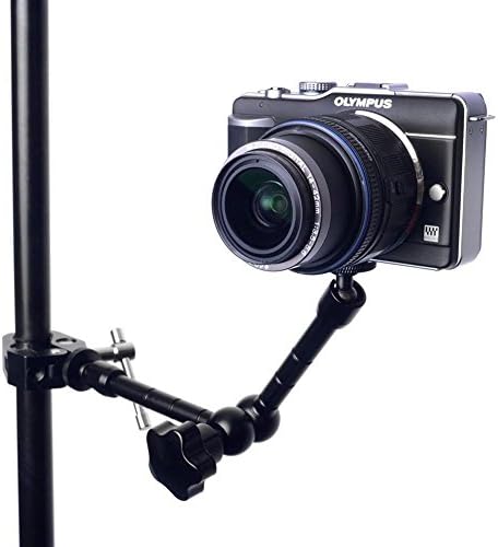 11" Inch Articulating Magic Arm + Super Clamp Crab Plier Clip for Digital Camera DSLR
