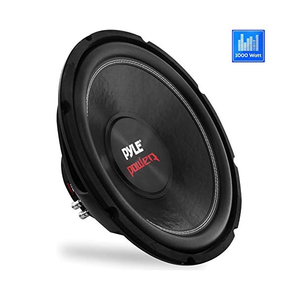 Pyle PLPW10D Subwoofer 1000 W 25,4 cm, Doppelschwingpule, 4 Ohm