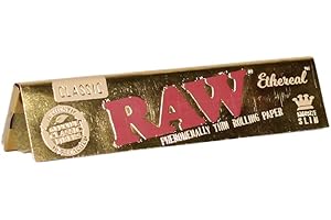 RAW ETHEREAL GOLD PAPERS KING SIZE - 3 Booklets