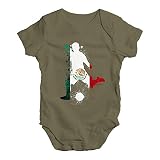 TWISTED ENVY Baby - Jungen Einteiler Gr. 18-24 Monate, Khaki