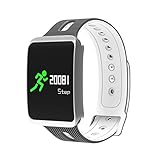 Fuibo Smartwatch, Fitness Tracker Blutdruckmessgerät Activity Tracker SmartWatch | Intelligente Armbanduhr Sport Fitness Tracker Armband (Grau)