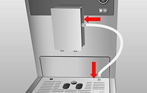 Melitta E 970-306 Kaffeevollautomat Caffeo CI One-touch Cappuccino (LCD-Display, 2 x 135 g Bean Select, 15 bar, Cappuccinatore) hochglanz silber - 15