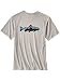 Produktbild Patagonia 38821-tgy-s – M 's Fitz Roy Trout Cotton T-Shirt Farbe: Tailored Grey Größe: S