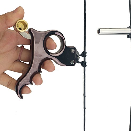 SHARROW Bow Release Compound Bow 4 Finger Thumb Release Aids for Left