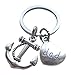 Produktbild Vater es Anchor Schlüsselanhänger - You're the Anchor in My Life du bist der Anker in meinem Leben; Vater Geschenk Schlüsselanhänger