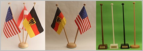 Party-Picker Flagge Uni Rot Papierfähnchen in Profiqualität 50 Stück Beutel zum selber beschriften - 2