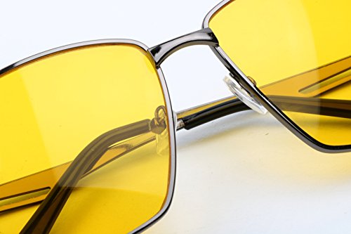 TRIXES Brille mit UV-Schutz und Antireflexbeschichtung für Tag und Nacht für mehr Sicherheit beim Fahren und mehr Komfort - 6