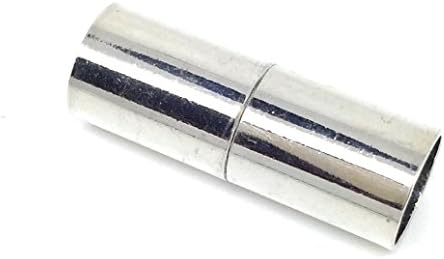 10 Magnetic Silver 24 x 9 MM for 8 MM Cord, DIY Craft Express