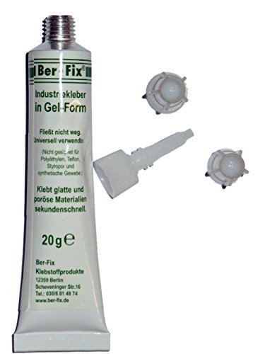 20g Industriekleber / Sekundenkleber in Gel form spaltfüllend - nicht tropfend - sekundenschnell