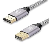  LinkinPerk - Cable DisplayPort a DisplayPort (v1.2, DP a DP, soporta 4 K a 60 Hz, para Ordenadores y portátiles) 1 m