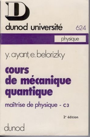 Download Cours de mécanique quantique Download Cours de mécanique quantique