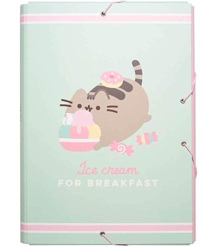 2 Carpetas Para Niños Theonoi DIN A4 - Diseño Unicornio, Con Gomas, Para Dibujos, Colecciones Y Documentos, Ideal Para Colegio Y Manualidades