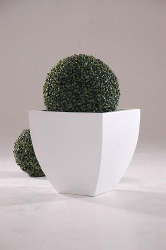Vivanno Planters Planters Made Of Fiberglass "Cubic" White 30X30X30Cm