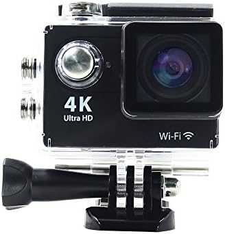 DareTang H9 2.0 Inch Lcd 170 degree 6G Ultra-wide Angle Lens 4K Ultra HD Waterproof Sports Camera,Wi-fi Remote Control (Black)