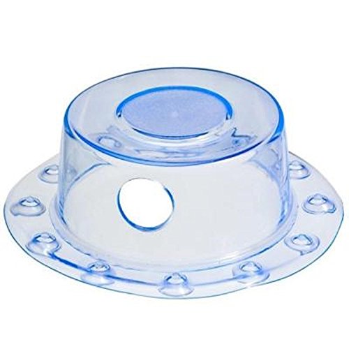 Recyclable Bottomless Bath Overflow Drain Cover – Clear - 2