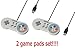 Produktbild [2 Gamepad Set] Elecom Game Pad 8 Button Super Famicon usb (SNES) Style High endurance button White JC-FR08TWH Japan