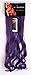 S-noilite Fashion 8 Piece Clip in Hair Extensions Long Full Head 18 Clips 24 inches Curly Black Purple