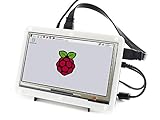 small hdmi display raspberry pi 7inch IPS screen, 1024x600 hardware resolution; Capacitive touch control;Backlight can be turned off to lower power consumption