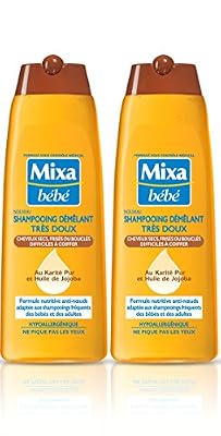 Mixa Bébé Shampoing Karité Démêlant Très Doux Lot de 2