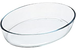 Pyrex 1041030 Essentials Plat à four ovale en verre - 39x27x6 cm