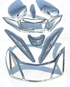 Zimba Chrome Kit for Activa 5G (Set of 10)