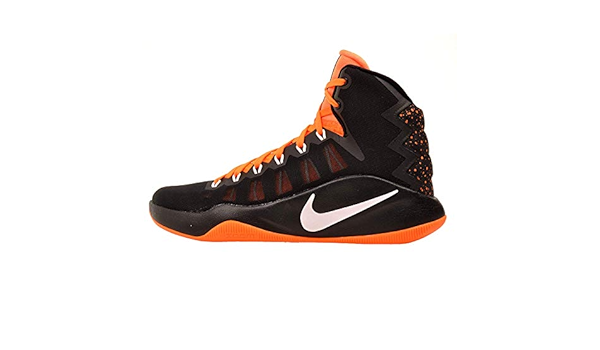 nike hyperdunk black and orange