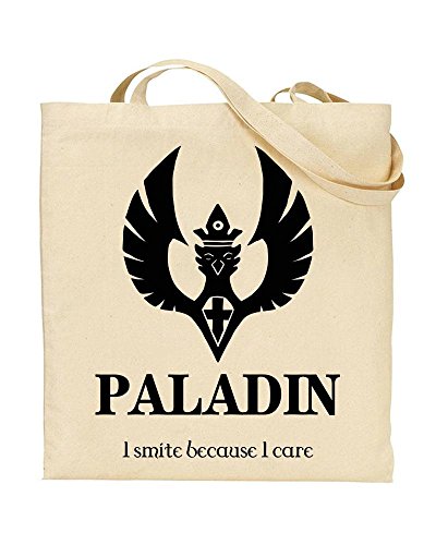 PALADIN - Fantasy Tabletop Role-Playing - Character - TOTE - Bag - Handbag - Shopping - Novelty Gift by TeeDemon®