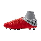  Nike Jr Hypervenom 3 Acad DF AG-Pro, Zapatillas de Fútbol Unisex Niños, Rojo Rot/Gr, 36 EU