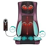 Naipo Luxury Massage Chair Pad Back Massager Massage Seat Cushion with Heat Air Compression Vibration for Ultimate Stress Relief of Neck Full Back Thighs and Hips