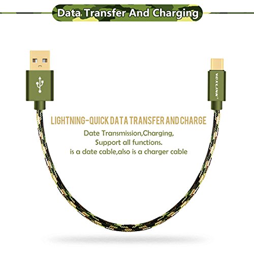 USB-C-Kabel,VOXLINK 3er-Pack 2m USB-C auf USB A (Typ C zu Typ A) C-Kabel USB-Typ für OnePlus 3, HTC 10, LG G5, Lumia 950, New MacBook und mehr,3 Farben - 8