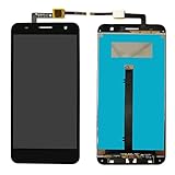 Color: Negro BisLinks® Por ZTE Blade V7 LCD Display + Toque Pantalla Digitalizador Frente Vaso Assembly Negro Reemplazo Parte