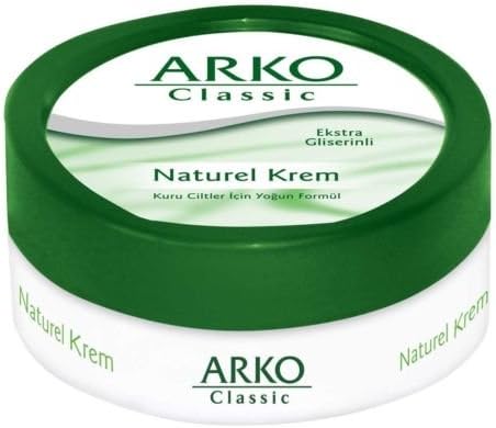 ARKO CLASSIC MOISTURISING NATURAL CREAM 300ML FOR ALL SKIN TYPES ***FREE UK DELIVERY***