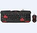 Produktbild MLL Red Dragon Demon Magic Tastatur und Maus Set Internet Bar Waterproof E-Sport-Spiel Maus und Tastatur-Set,Schwarz,A