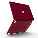 Produktbild iBenzer - Soft-Skin-Serie Kunststoffabdeckung des schweren Kastens für Macbook Pro 13,3'' mit Retina Display (A1502 / A1425) NO CD-ROM, Weinrot MMP13R-WR