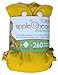AppleCheeks Washable Nappy Wrap and Organic Cotton/Bamboo Insert 2 Piece Bundle - Lemon Zest Size 2 (18-35lb plus approx)