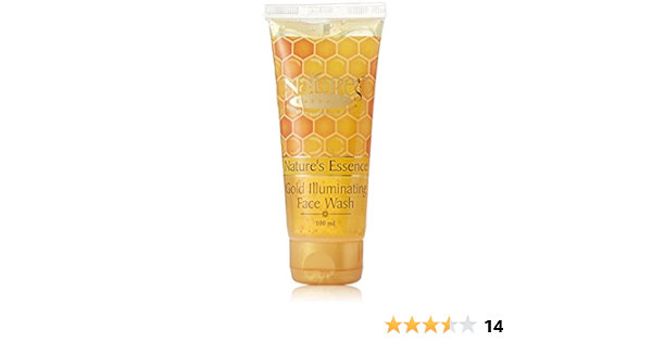 gold illuminating face wash