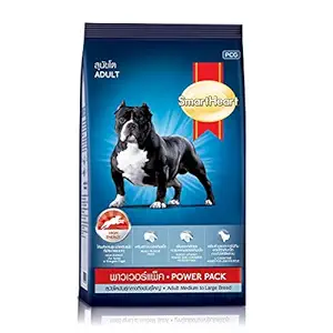 SMARTHEART Dry Adult Dog Food Power Pack 1 KG